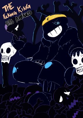 Image: My oc character x reader one shot - anime nightmare sans x child