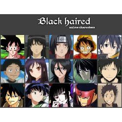 36 male anime characters with black hair ranked based on popularity   Tukocoke
