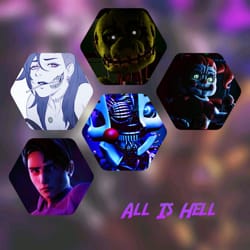Left Alone - A Freakshow Baby, molten Freddy, lefty and William Afton Story