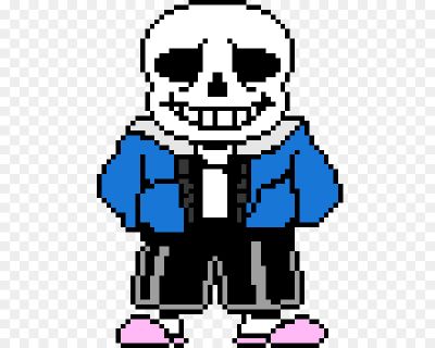 Image: UnderTale Sans, Pixel Art Maker