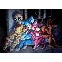 Five nights at Candys, Blank, Candy, Old Candy, Rat, Cindy