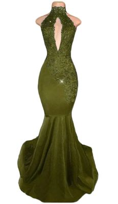 open lace back dress Adora Design 3278 Prom Long Mermaid Beaded Formal Dress