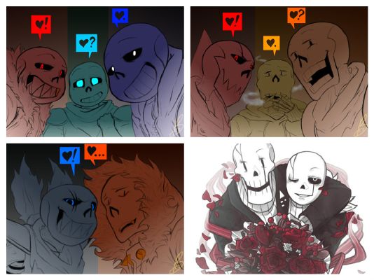 TheNobles — Cross!Sans and Xtale!Papyrus (Secret Skeleton)