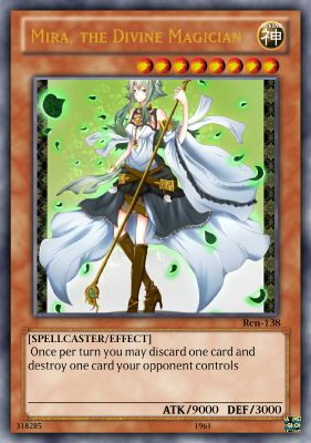 Mira, the Divine Magician | Yu-Gi-Oh! OC cards | Quotev