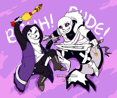 Cross! and Epic! Sans by SasumeYuri1210 on DeviantArt