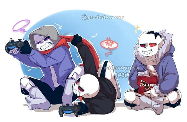 POV: error takes the mad time trio (+ insanity sans) to the au