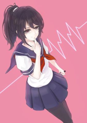 Osana Najimi chibi  Yandere simulator, Yandere simulator fan art, Yandere