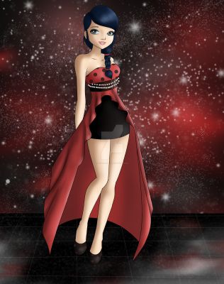 green emerald velvet dress Bandai Miraculous Ladybug & Cat Noir Marinette Ball Gown Fashion Doll
