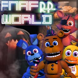 FNAF World Five Nights in Anime - ANIME NIGHTMARE PUPPET LOVE (Minecraft  Roleplay) Night 62 