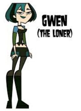 Gwen from Total Drama - Gwen from Total Drama Island.