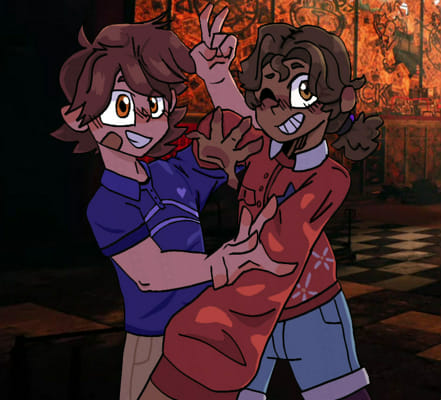 cassie and gregory fnaf