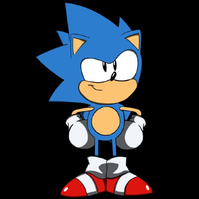 Lixes on X: Classic Sonic and Modern Sonic Transparent Classic Sonic -   Modern Sonic -    / X