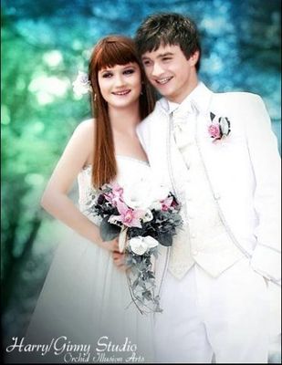 ginny weasley wedding dress