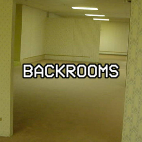 realistic photograph of the backrooms level Nostalgi