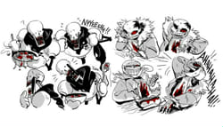 Horrortale!Sans x Freaked Out! Reader 