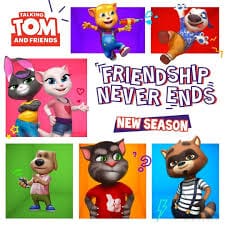 Talking Tom Friends - 6 Personagens