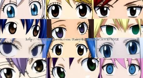 Fairy Tail Eyes Art Characters Anime by Anime Art