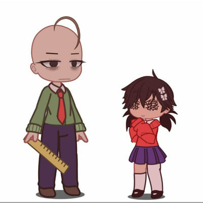 Baldi characters in Gacha Club!