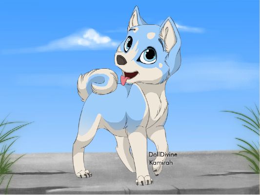 Gray wolf Puppy Anime Drawing , puppy transparent background PNG clipart |  HiClipart