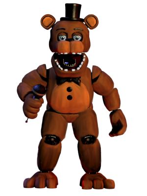 FNAF 1 Ignited Freddy  My own Custom Animatronic and inky designs