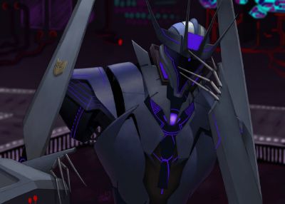 Krin — Transformers Prime Soundwave vaporwaving away for