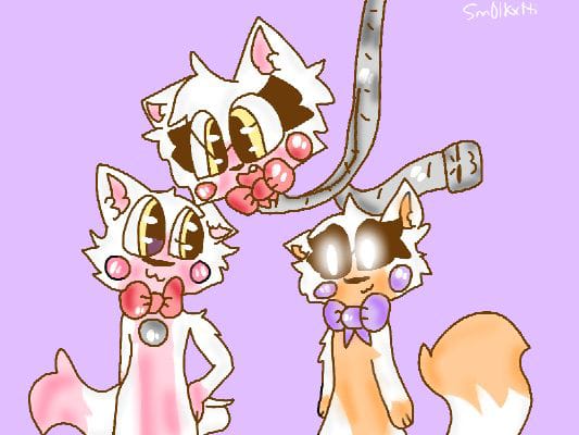 🦖☣️∞PAM⚢⚠️🌈 on X: #toyfoxy/#mangle & #lolbit matching