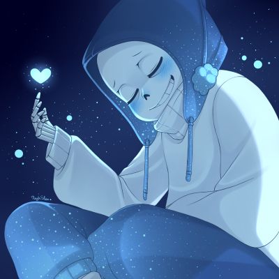 Fan art of female sans from undertale