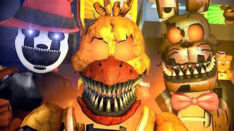 Is nightmare chica haunted at all? She isn't an antagonist in FNaF