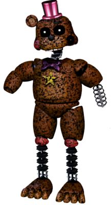 Fixed Withered Freddy, My own Custom Animatronic and inky designs/Edits