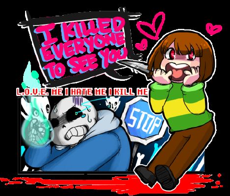 First day, The Text (Undertale X Yandere simulator)