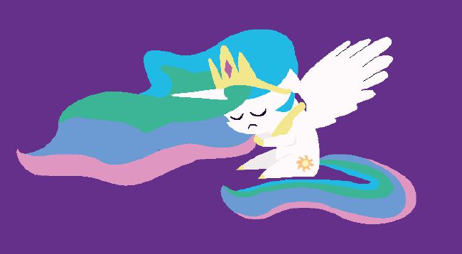 princess luna flying