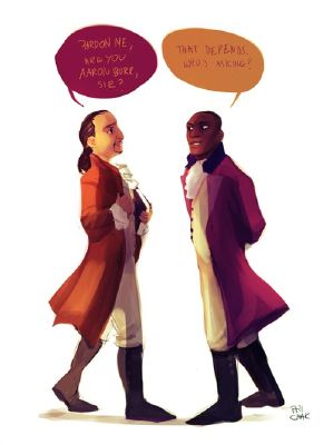 Pardon me are you Aaron Burr sir Hamilton x reader Quotev