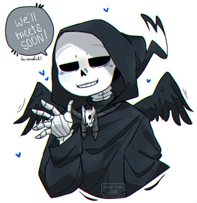 Reaper!Sans X Dying Reader (Female)