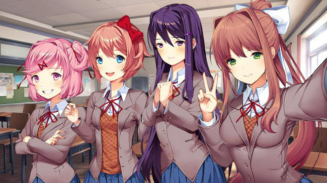 Can you guess if it's Act 1, 2, 3, or 4 based on the DDLC screenshot I