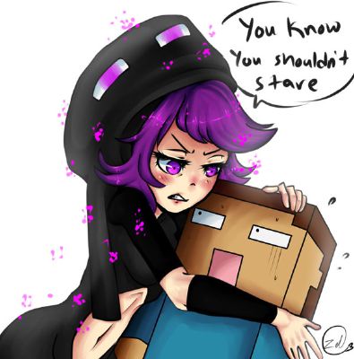 Herobrine X Herobrine Girl by EllaruTheGamer on DeviantArt