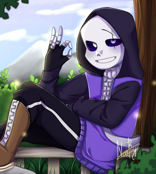 nightmare sans my dad [ Cross sans X Female reader] - a party