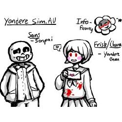 First day, The Text (Undertale X Yandere simulator)