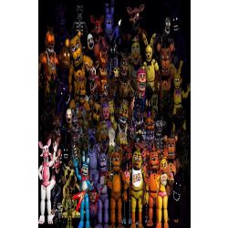 Height of Every FNaF Animatronic In Feet, Games 1-4