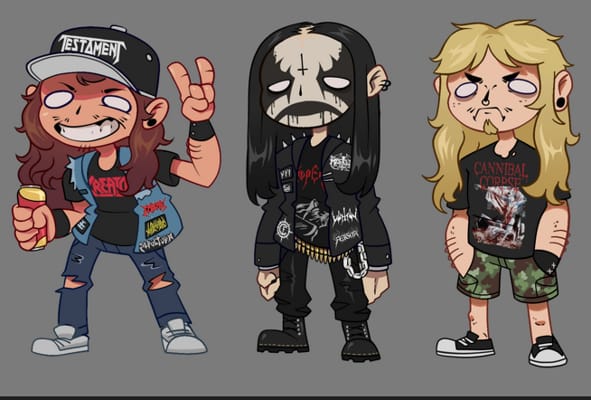 Metalhead Types A Survey for Metalheads About Subgenres If you're Bored and Wanna Talk ...