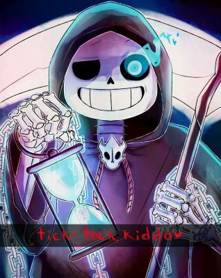 Reaper Sans x Goddess Of Time Listener (requested by joblo 18) 