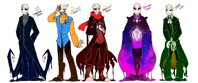 The Gaster Gang/Family Au!｜Lazy Prosecutor/Attorney's Topic｜ART street
