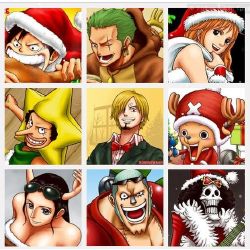 Merry Christmas One Piece | Sticker