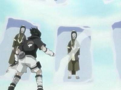 Haku's Secret Jutsu: Crystal Ice Mirrors, NARUTO