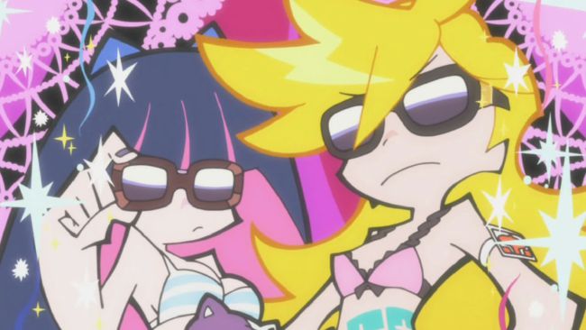 Pra quem assistiu Panty & Stocking, isso faz bastante sentido