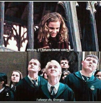 Hermione and Draco Meme