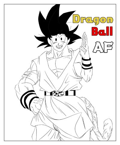 goku super saiyan 5 coloring - Clip Art Library