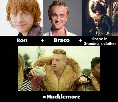 ron + draco + snape =, Harry potter memes