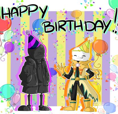 Happy Belated Birthday! (Ft. Dream and Nightmare)
