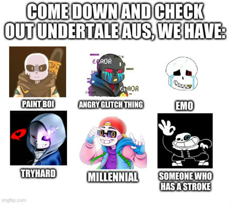 NEW UNDERTALE AU: LAST TERROR. - Imgflip