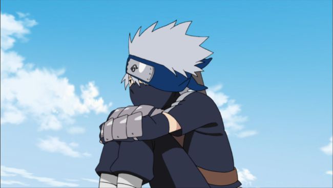 This image of Kakashi just becoming an ANBU member really gives me